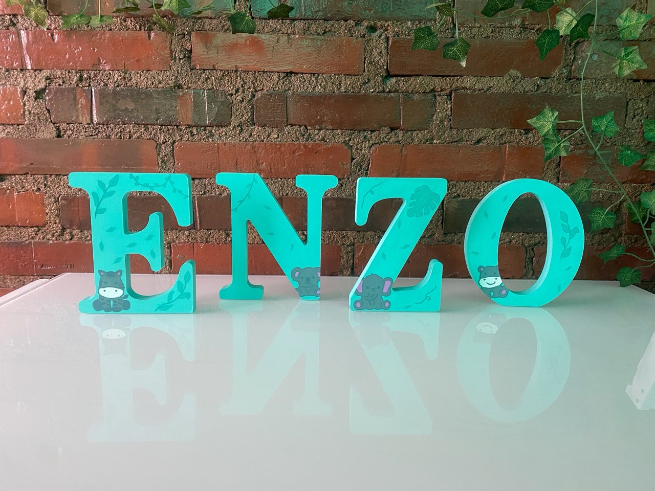 Nombre en letras de madera personalizadas