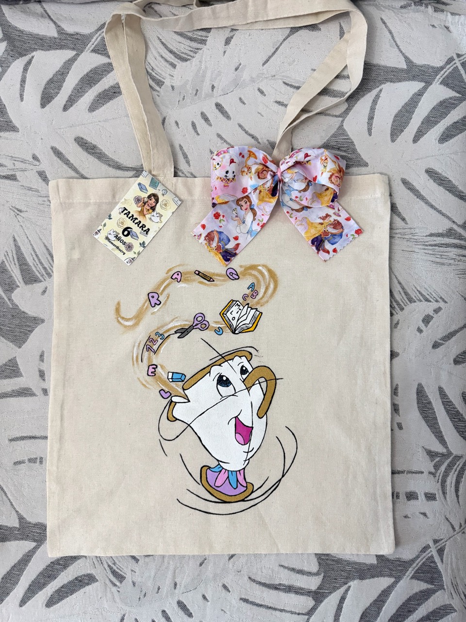 Tote bag personalizada pintada a mano